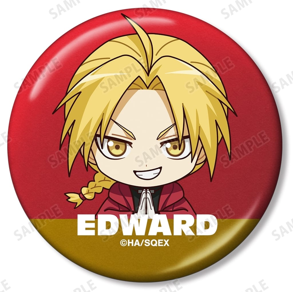 鋼の錬金術師 スクエア缶バッジ キーホルダー】SQUARE ENIX - [未開封