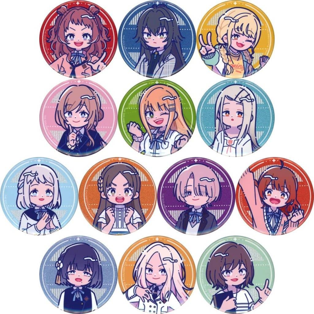 未開封 学園アイドルマスター にゅ〜とろ キラキラ缶バッジ 13種 コンプ 駿河屋 -<中古>全13種セット 「学園アイドルマスター×にゅ～とろ