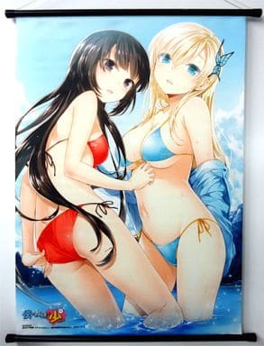 駿河屋 -<中古>柏崎星奈＆三日月夜空(水着) B2タペストリー 「Blu-ray 