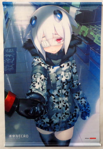 コラボB2タペストリー 「すーぱーそに子×凍京NECRO＜トウキョウ・ネクロ＞ 駿河屋 -<中古>コン・スー 描き下ろしB2タペストリー 「PCソフト 凍京