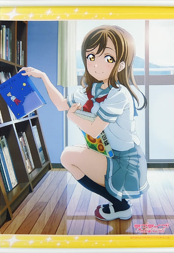 国木田花丸調 クッションカバー タペストリー 制服 ワイシャツ版 新品未開封 駿河屋 -<中古>国木田花丸(制服) A2タペストリー 「ラブライブ