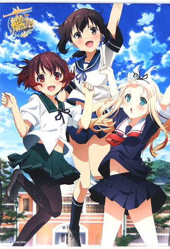 タペストリー 吹雪 睦月 夕立 アニメver B2タペストリー 艦隊これくしょん 艦これ 第弐回 艦これ 観艦式 雑貨 小物 Suruga Ya Com