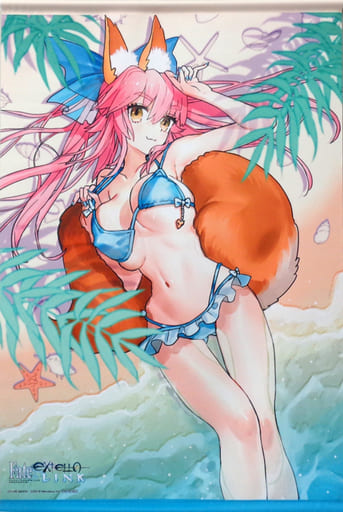 小脚轮 玉藻前新插图w绒面b2挂画 Ps4 Ps Vita软fate Extella Link限定版 Sofmap购入特典 杂货 小物件 Suruga Ya Com