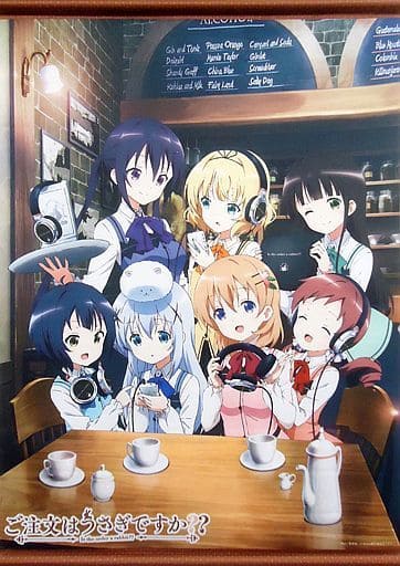 ご注文はうさぎですか?　Pioneerコラボヘッドフォン付属B2タペストリー 駿河屋 -<中古>[単品] キービジュアル B2タペストリー 「ご注文は