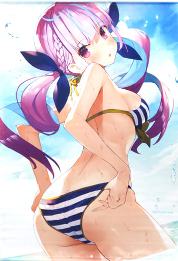 タペストリー　B.湊あくあ B2サマータペストリー 「バーチャルYouTuber」 C96グッズ 駿河屋 -<中古>B.湊あくあ B2サマータペストリー 「バーチャル