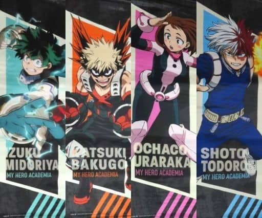 僕のヒーローアカデミア　等身大風タペストリー　セット 10月5週】僕のヒーローアカデミア 等身大風タペストリーvol.1