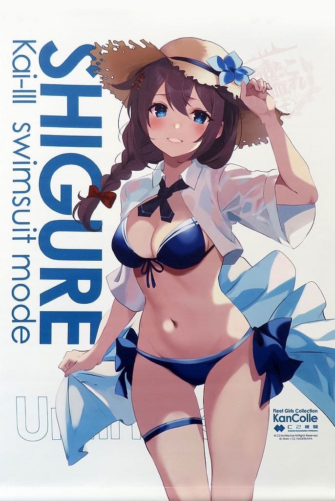 艦これ 時雨改三 水着mode B2タペストリー 駿河屋 -<中古>時雨改三 水着mode 「艦これ」公式【特別限定生産】 艦