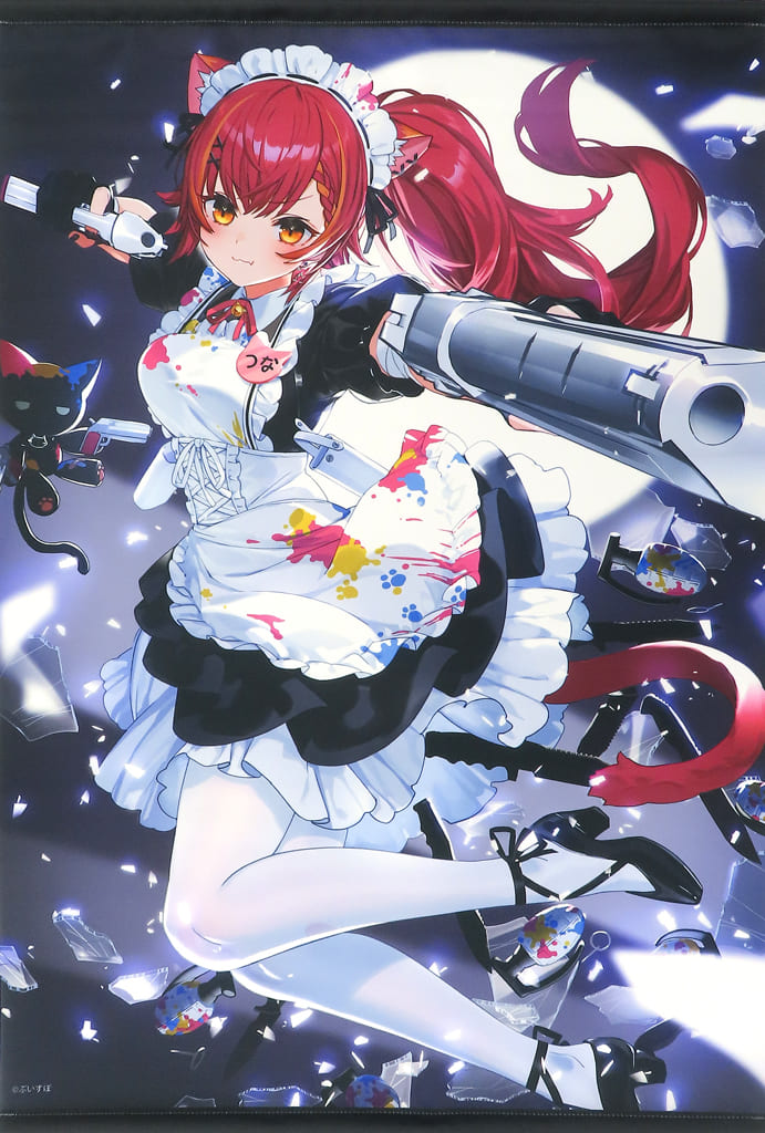 駿河屋 -<中古>猫汰つな B2タペストリー 「バーチャルYouTuber ぶいす 