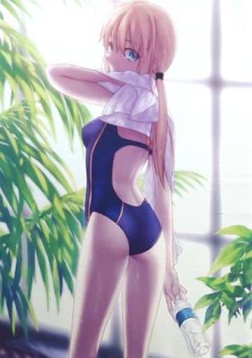 駿河屋 -<中古>水着セイバー B1特大タペストリー 「Fate/stay night 