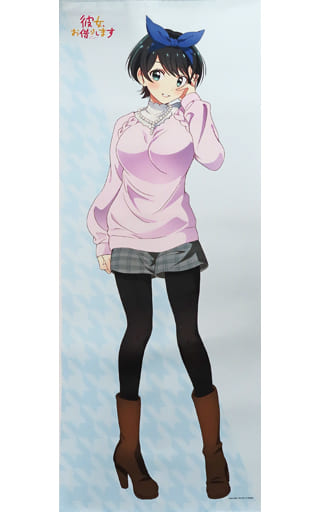 彼女、お借りします 等身大タペストリー 更科瑠夏 グッズ-タペストリー】彼女、お借りします 描き下ろしほぼ等身大