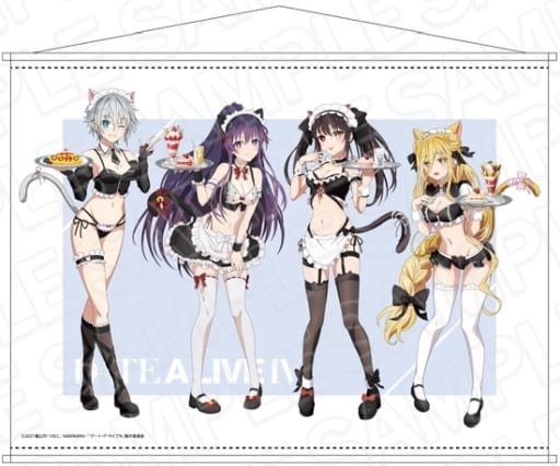 駿河屋 -<中古>集合(ネコミミ水着メイド ver.) B2タペストリー 