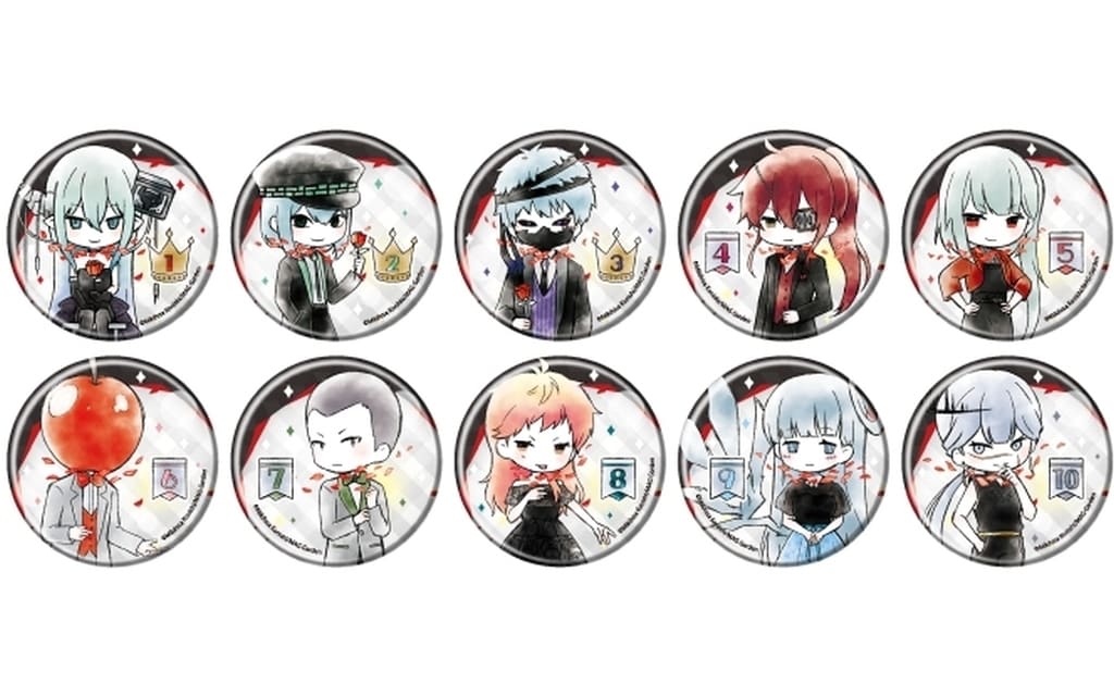 リンカーネーション 缶バッジ アクリルキーホルダー＆缶バッジセット「リィンカーネーションの花弁