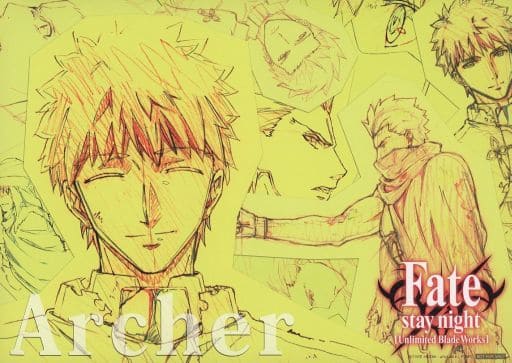 ufotable fate UBW ラフ原画ペーパー 駿河屋 -<中古>アーチャー ラフ原画オリジナルペーパー 「Fate/stay
