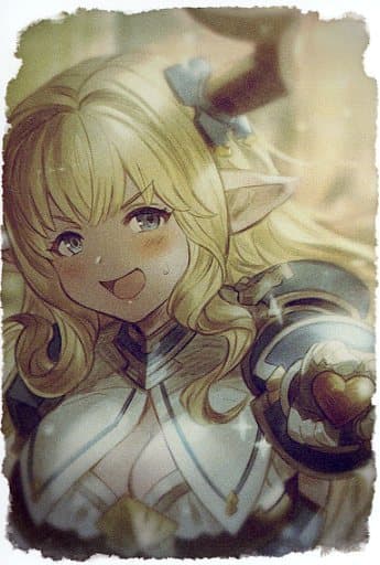Paper Product Picture Card With Rustina Message Granblue Fantasy Granblue Fantasy 21 Valentine And White Day Campaign Goods Accessories Suruga Ya Com