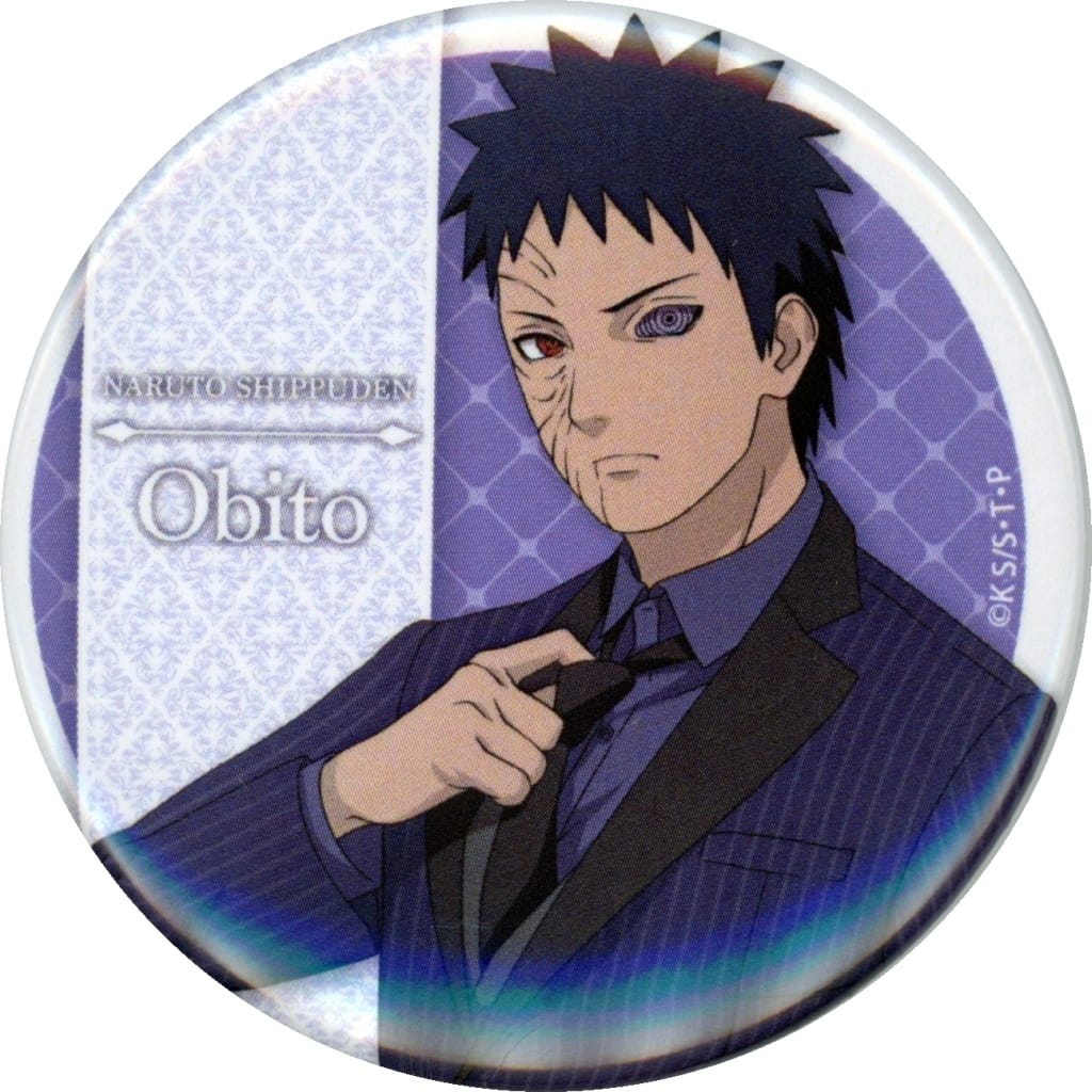 NARUTO Dress Up TSUTAYA 缶バッジ レア うちはオビト 駿河屋 -<中古>うちはオビト(ノーマル/名前表記有) 「NARUTO-ナルト