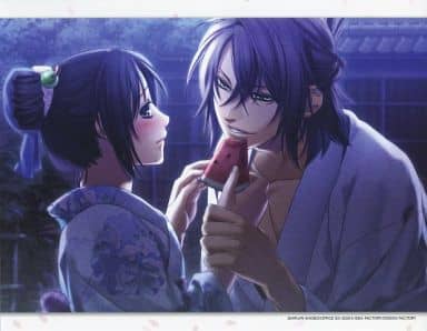 薄桜鬼　沖田総司　千鶴　セット キャラカード(キャラクター) 薄桜鬼 雪村千鶴＆沖田総司 「オトメイト