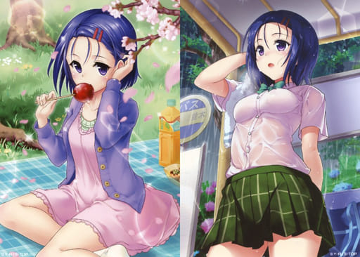 角色卡西連寺春菜秘藏的回憶明信片2張set Dmm Scratch 出包王女 出包王女 黑暗 E 4獎 雜貨 小配件 Suruga Ya Com