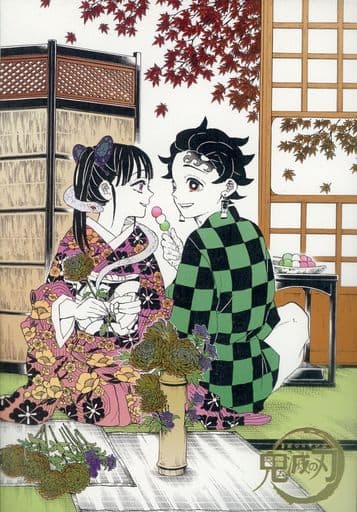 鬼滅の刃　箔押しイラストカード　女性キャラ　水着 鬼滅の刃 吾峠呼世晴 原画展 箔押しイラストカードコレクション