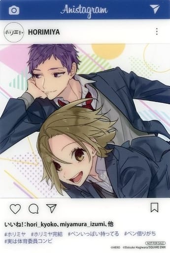 石川縣透 吉川由紀sns風格透明卡片 霍利miya完結紀念活動in Animate 對象商品購入特典 雜貨 小配件 Suruga Ya Com