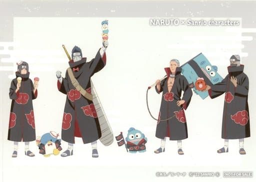 NARUTO ナルト サンリオ カード 暁 セット NARUTO × サンリオキャラクターズコラボアイテムが再登場