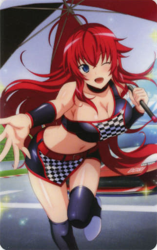 ハイスクールD×D　リアス・グレモリー　クリア カード 箔押しサイン仕様】リアス・グレモリー[OS_S1-001a]【「ハイスクールD