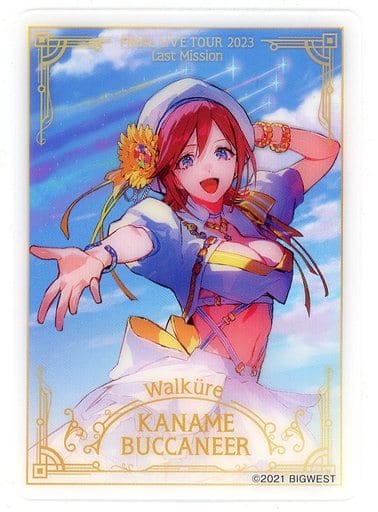 雑貨　カナメ・バッカニア 実田千聖描き下ろしアクリルスタンドキーホルダー 「マクロスΔ」 M魂オリジナルグッズ 2020 Yahoo!オークション - マクロスΔ ファンクラブ 「M魂」 実田千聖
