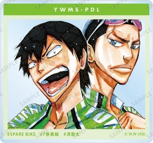 駿河屋 - 金城真護＆荒北靖友(7巻表紙) 「弱虫ペダル SPARE BIKE トレーディング 表紙イラスト SNS風アクリルカード ...