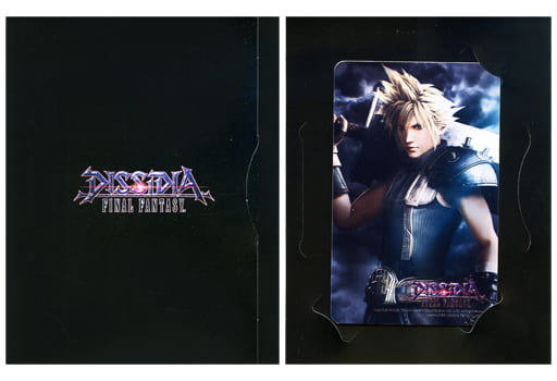 【Edyカード】クラウド　ディシディアファイナルファンタジー ディシディアFFデザインの楽天EDYカード登場。クラウド、スコール