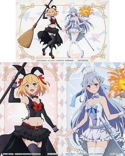 駿河屋 -<中古>全3種セット イラストカード バニーガールver. 「転生