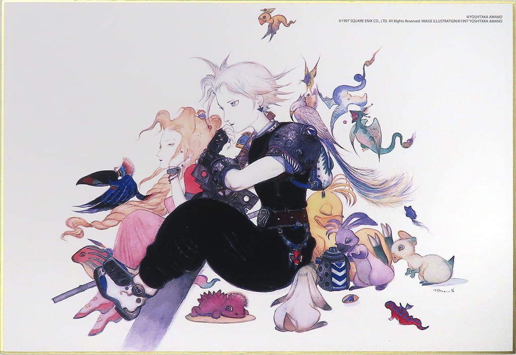 駿河屋 -<中古>クラウド＆エアリス A4イラストカード