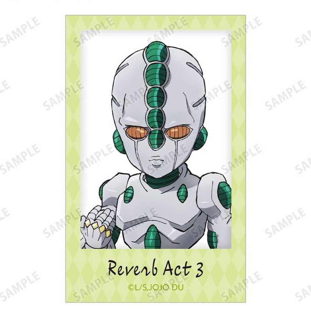 駿河屋 エコーズ Act3 「ジョジョの奇妙な冒険 ダイヤモンドは砕けない トレーディングインスタントカメラ風イラストカード 