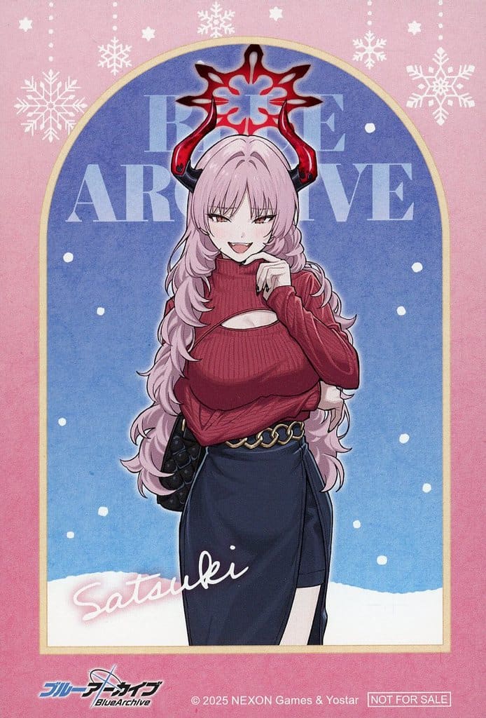 駿河屋 -<中古>京極サツキ(私服) イラストカード 「ブルー