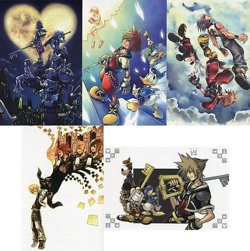 Postcard (from Character) Premium Postcard Set A 「 KINGDOM HEARTS ×