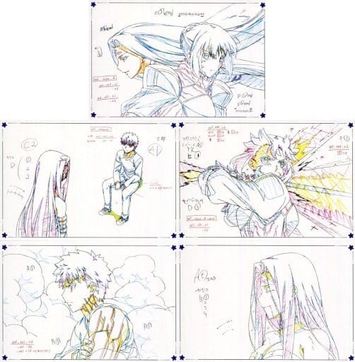 卫宮士郎 骑士 黑saber明信片set A 5张组 剧场版