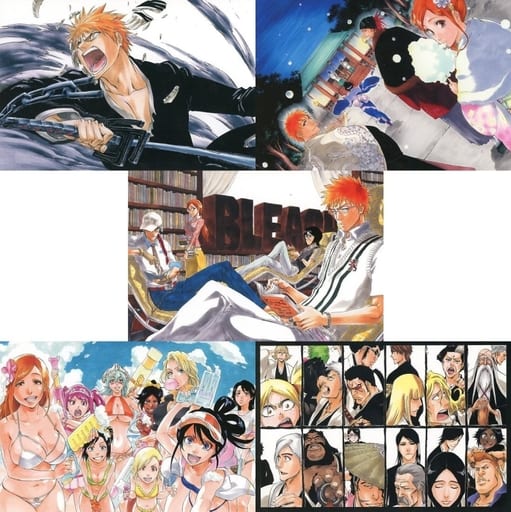 No. 3 5Postcard Set "Bleach 20th Anniversary Original Art Exhibition Bleach EX." Goods