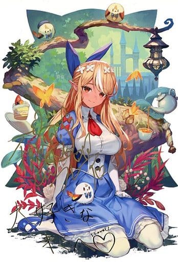 ポストカード　[単品] 不知火フレア直筆サイン入り lack先生描き下ろしポストカード 「バーチャルYouTuber ホロライブ 不知火フレア 誕生日記念ボイス2020 特典付き全部セット」 同梱特典 中古】ポストカード [単品] 不知火フレア直筆サイン入り lack