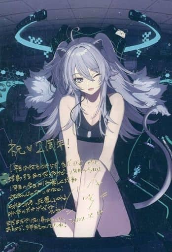 ポストカード　獅白ぼたん 直筆サイン入りトマリ先生描き下ろしポストカード 「バーチャルYoutuber ホロライブ 獅白ぼたん 誕生日記念2021 誕生日記念フルセット」 購入特典 獅白ぼたん 誕生日記念2021 グッズフルセット ホロライブ - メルカリ