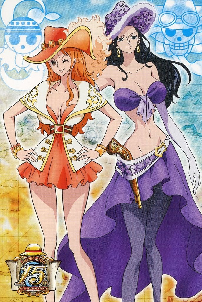 駿河屋 -<中古>ナミ＆ニコ・ロビン ポストカード 「ワンピース 15周年