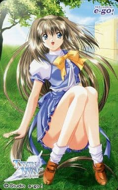 TWIN WAY 一瞬の時の中で　カード 駿河屋 -<中古>三村かすみ「Twin Way 一瞬の時の中で…」（テレホンカード）