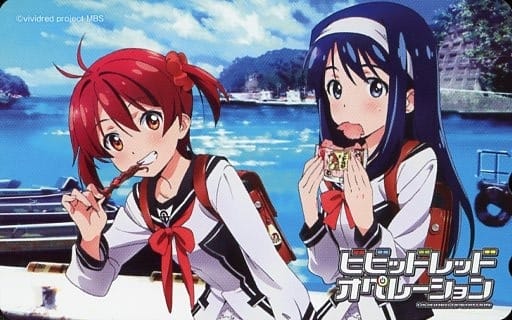 カードスリーブ　ビビッドレッド・オペレーション　二葉あおい 駿河屋 -<中古>002：二葉 あおい（アニメ・ゲーム）