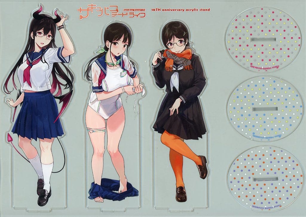 笹森トモエ　直筆サイン入りアクリルプレート　げーみんぐはーれむ 駿河屋 -<中古>【オリジナル】アクリルスタンド3体セット(笹森トモエ