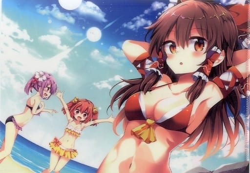 東方project パチュリ　水着　美少女　クリアファイル　VZ15 東方project 妖夢 水着 美少女 クリアファイル VZ13 - メルカリ