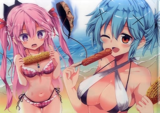 東方project こころ　水着　美少女　クリアファイル　VZ3 Amazon.co.jp: 東方 こいし さとり 水着 クリアファイル VF3 : Toys