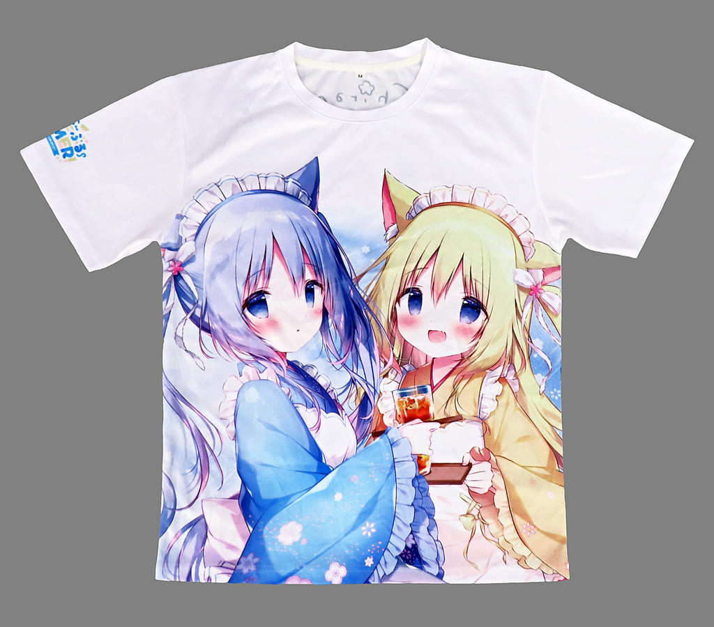 駿河屋 -<中古>【オリジナル】フルグラフィックTシャツ Mサイズ にゃん
