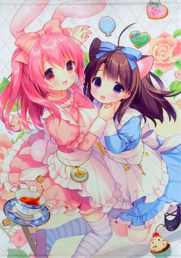 ♥*萌様 うさ城まに　b2タペストリー　棒なし うさ城まに B2タペストリー 未開封 あまあまもふもふ冬メイド - メルカリ