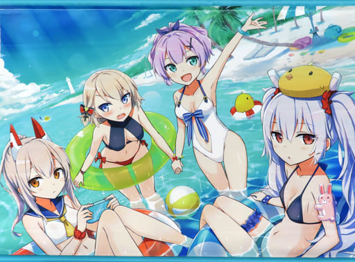 駿河屋 -<中古>【アズールレーン】初期艦水着B2タペストリー 綾波 