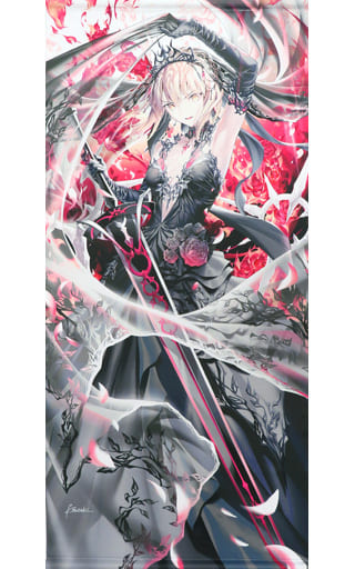 C100 コミケ　光崎　GH.K 黒ドレスセイバーオルタ　等身大タペストリー 駿河屋 -<中古>【Fate シリーズ】黒ドレスセイバーオルタ等身大