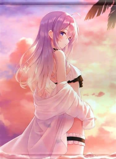 駿河屋 -<中古>【魔女の旅々】水着イレイナさんタペストリー(あずーる