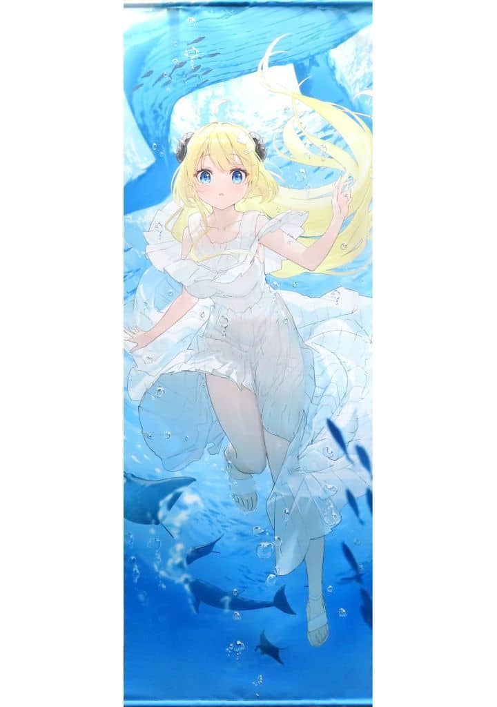 C104 角巻わため 等身大タペストリー ラジアルエンジン ふーみ 駿河屋 -<中古>【バーチャルYoutuber】等身大タペストリー 角巻わため