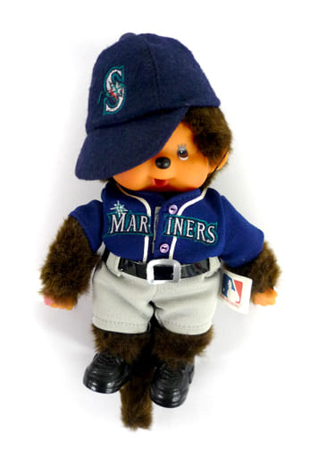メジャーリーグ　モンチッチ　ドジャース　マリナーズ　S ぬいぐるみ 駿河屋 -<中古>メジャーリーグ マリナーズ イチロー モンチッチ